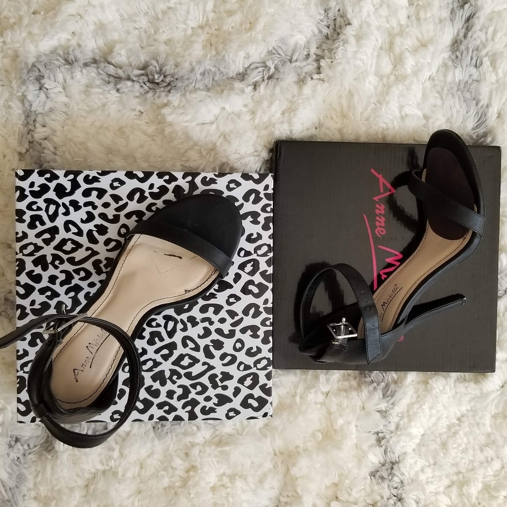 Anne Michelle Enzo Ankle Strap Stiletto Sandal
